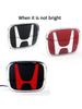 APH1 for Honda PMMA LED Car Front Emblem Sticker Rear Trunk Light Badge Accord Civic Odyssey CRV Inspire Amaze Vezel Accessories