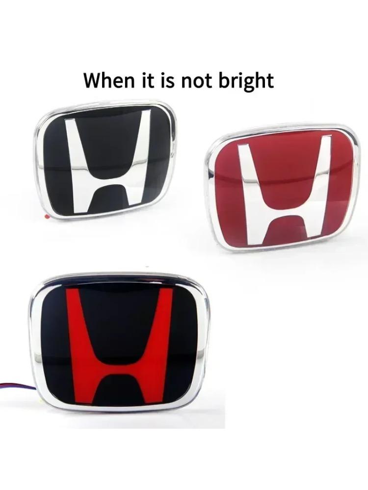APH1 for Honda PMMA LED Car Front Emblem Sticker Rear Trunk Light Badge Accord Civic Odyssey CRV Inspire Amaze Vezel Accessories