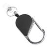 Keychain Retractable ABS Anti Theft Anti Loss with Nylon Cord Key Ring for Outdoor Mountaineering