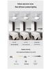 Nordic Style High-Wind Straight-Blade Ceiling Fan Light for Bedroom