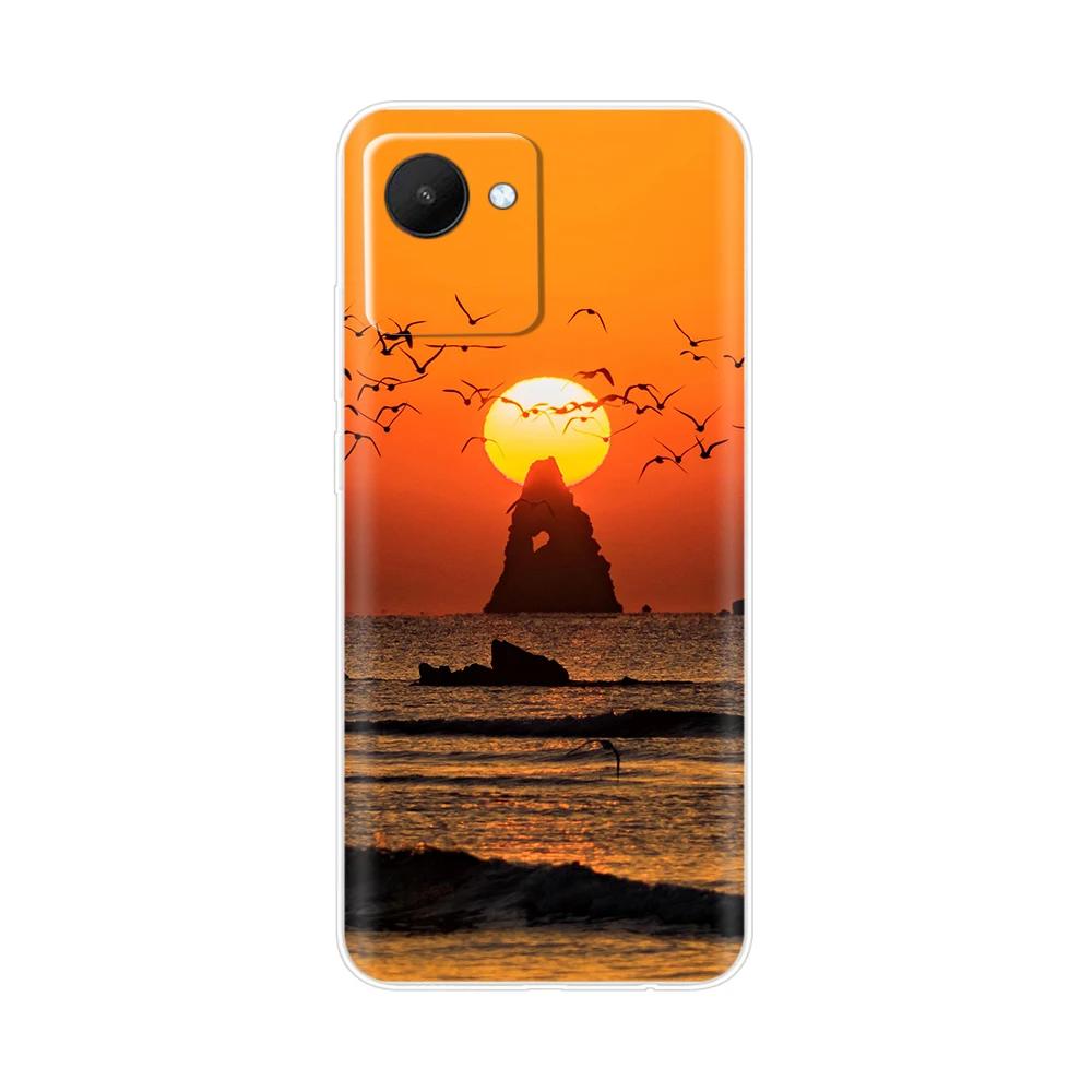 Etui Torba na Telefon Komórkowy Do Realme C30 Etui RealmeC30S Pokrowiec Do OPPO Realme C30S C30 s RealmeC30 Miękki Przezroczysty Silikonowy Tylny Pokrowiec