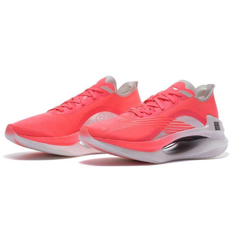 Li Ning Game Day Running Shoes Men's Low Top Neon Fruit Red ARRS001-3