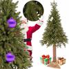 Artificial Christmas Tree On A Trunk Like A Life Spruce 180 100% Pe Dense