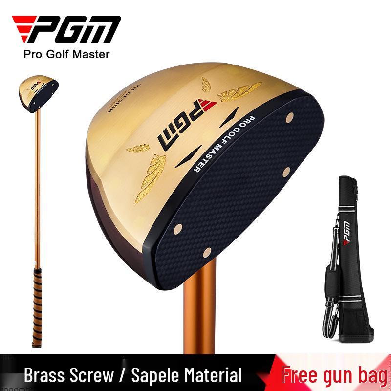 PGM Park Golf Club Stick with Sapelli Head and Low Center of Gravity, Includes Bag - Unisex.