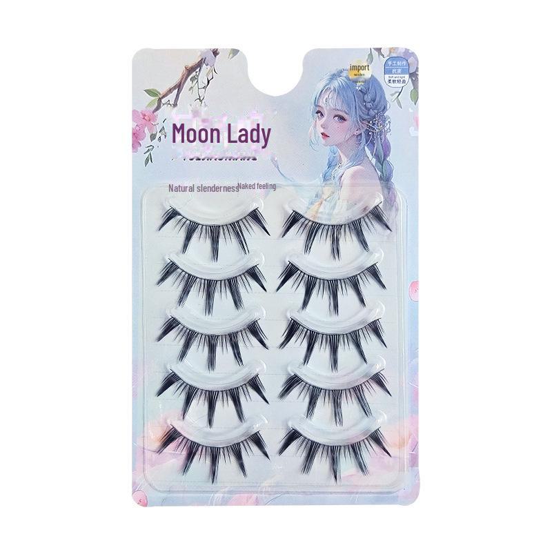 

Юэ Цзяо Нян, густые ресницы Барби из мультфильма - заостренный хвост, непослушный эльфийский стиль для начинающих