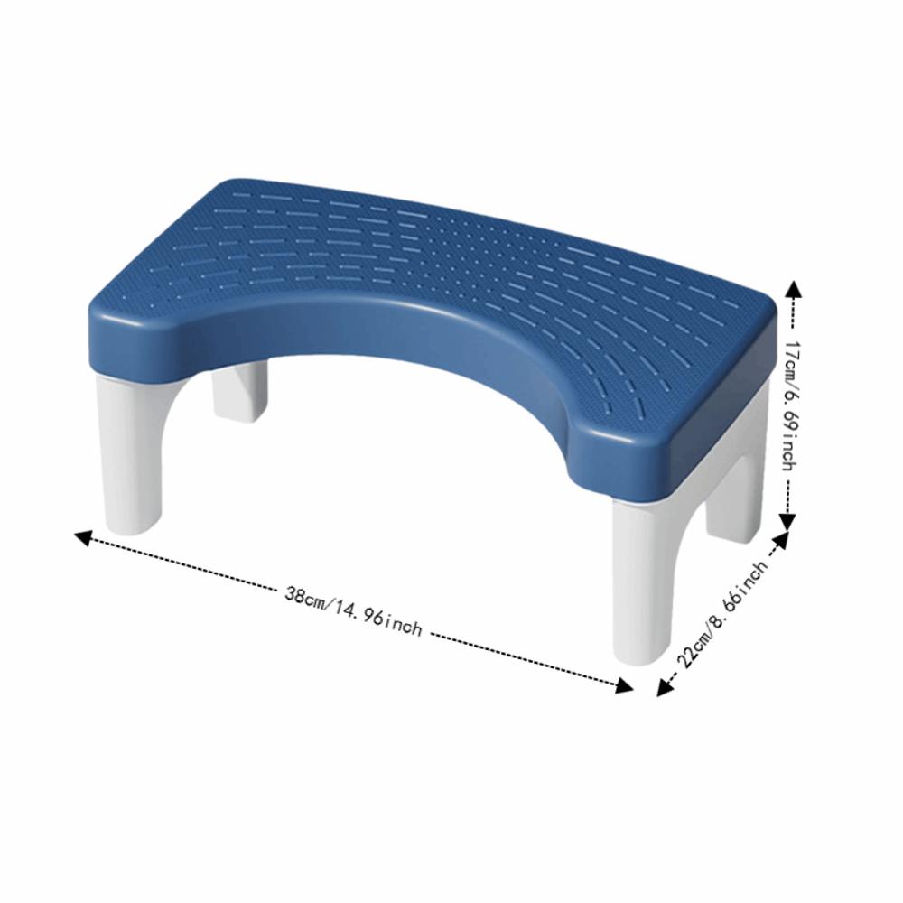 Thickened Squatting Stool Plastic Step Stool Practical Toilet Stool Family