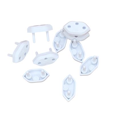Conjunto de 10 Peças Protetor de Tomada à Prova de Bebê Design Embutido Protetores de Plugue de Tomada Elétrica Protetor para Segurança Infantil