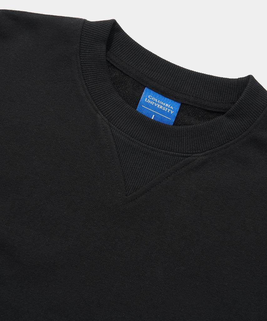 COLUMBIA UNIVERSITY Nyc Emb Terry S/S Crew Neck_Black