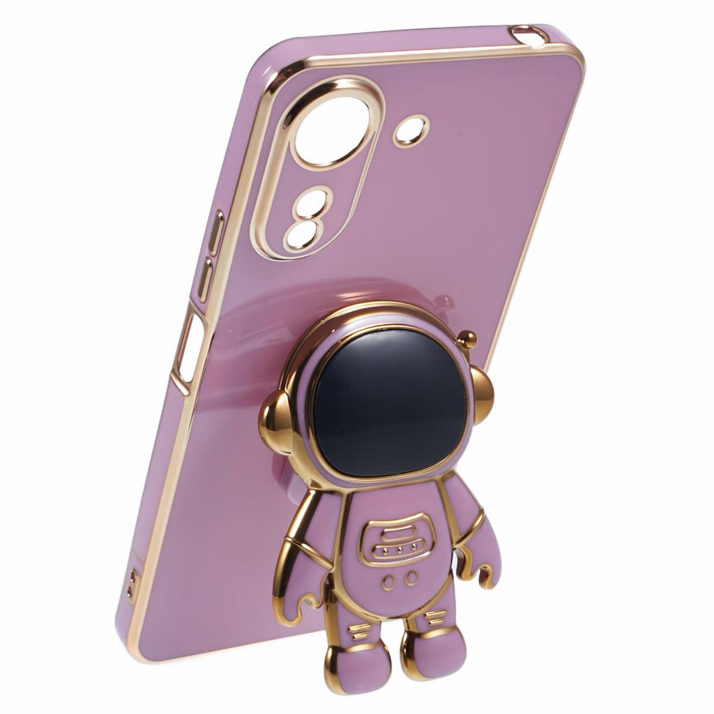 Für Xiaomi Redmi 13C 4G/Poco C65 4G Hülle Astronaut Versteckter Ständer TPU Weiche Handyhülle