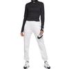 Nike T Shirts Women's Black Stand Collar Moderate Straight Fit CU5365-010