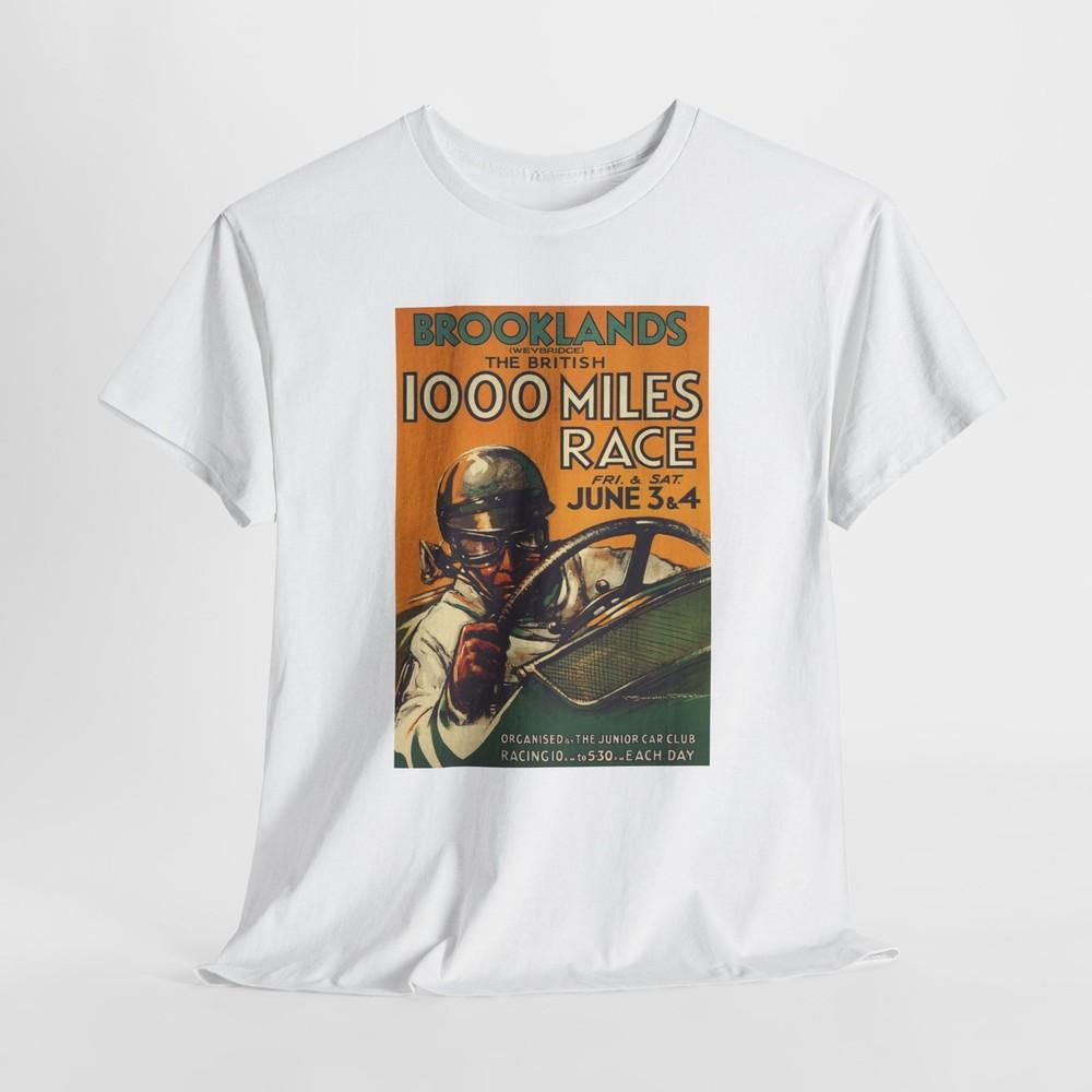 

Vintage 1930 Brooklands 1000 Mile Race Unisex Heavy 100% Cotton T-Shirt 2XL