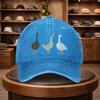 A Baseball Cap with a Unique Colored Goose Print Perfect for Casual Outings This Stylish Hat Is Adjustable And Suitable for Ou