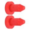 2pcs Kayak Drain Plugs Push In Rubber Drain Stoppers Plugs for Sundolphin Kayak Fishing BoatsRed