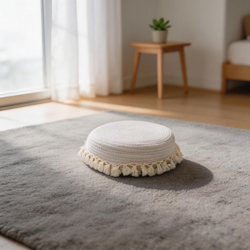 Cotton Storage Basket Tassel Organizer Elegant Home Storage