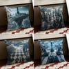 Classic Chess Cushion Cover Reversible Soft Durable Pillow Cover Home  Car MultiScene Use for Daily Comfort