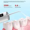Oral Irrigator Rechargeable Water Flosser Portable Dental Water Jet Floss 230ml Water Tank 3 Mode IPX7 Waterproof Teeth Cleaner