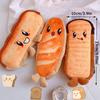 1PC Toasted Bread Pencil Case, Student Cute Pencil Box, Children's Stationery Storage Bag, School Supplies