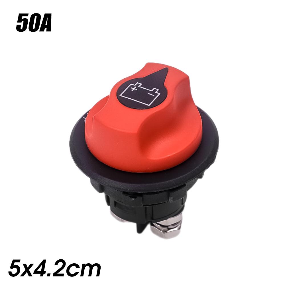 Spínač autobaterie Černý uzávěr Neodnímatelný DC bateriový spínač 50/100/200/300A Autobateriový spínač RV Ochrana napájení Příslušenství