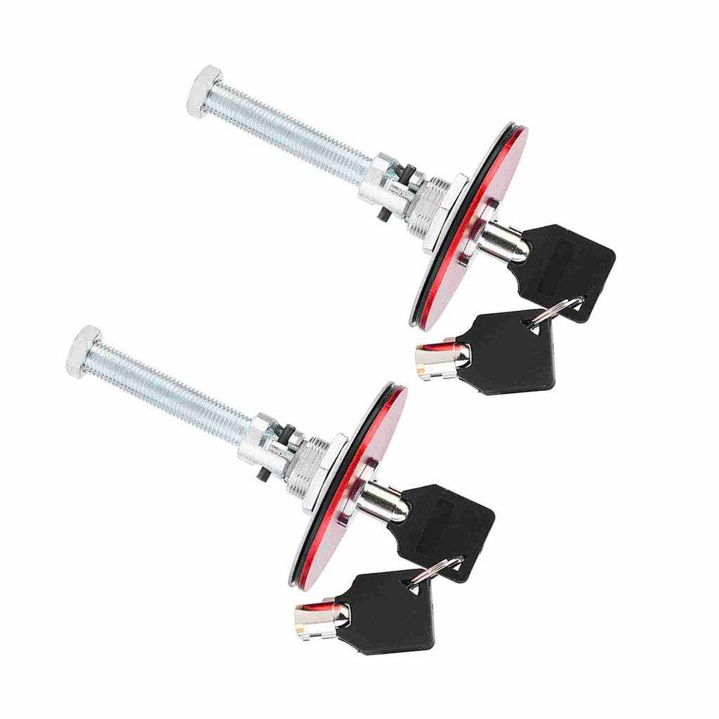 Auto Universal Motorhaubenabdeckung Schloss Schlüsselstift-Kit Sicherheitsriegelstift  (rot)