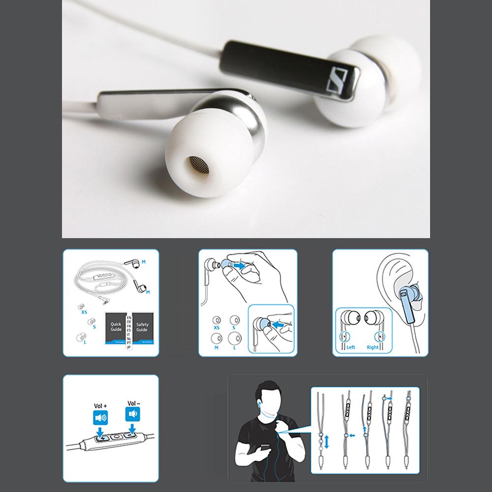 Terjual Original Sennheiser CX2.00i CX 2.00g Earphones With Mic | KASKUS