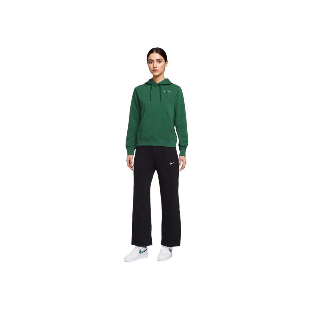 Nike Club Team Logo Hooded Comfortable Pullover Long Sleeve Sweatshirt Women sweatshirt Canyon-Green IB8897-341