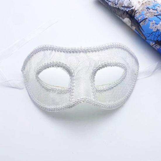 Women's Lace Masquerade Masque Halloween Dancing Party Costume Half Face Eye Masque for Cosplay