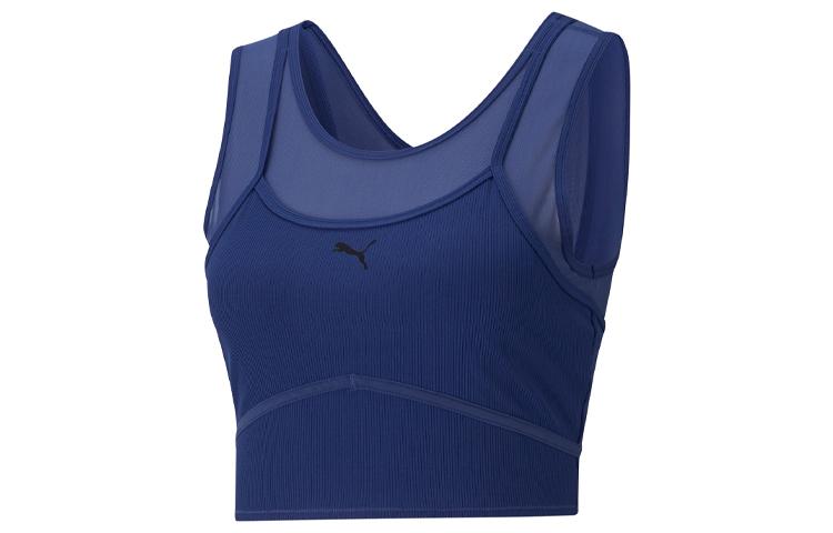 PUMA Sleeveless Sports Shirts Women s Electronic Blue Other 520223-12 S