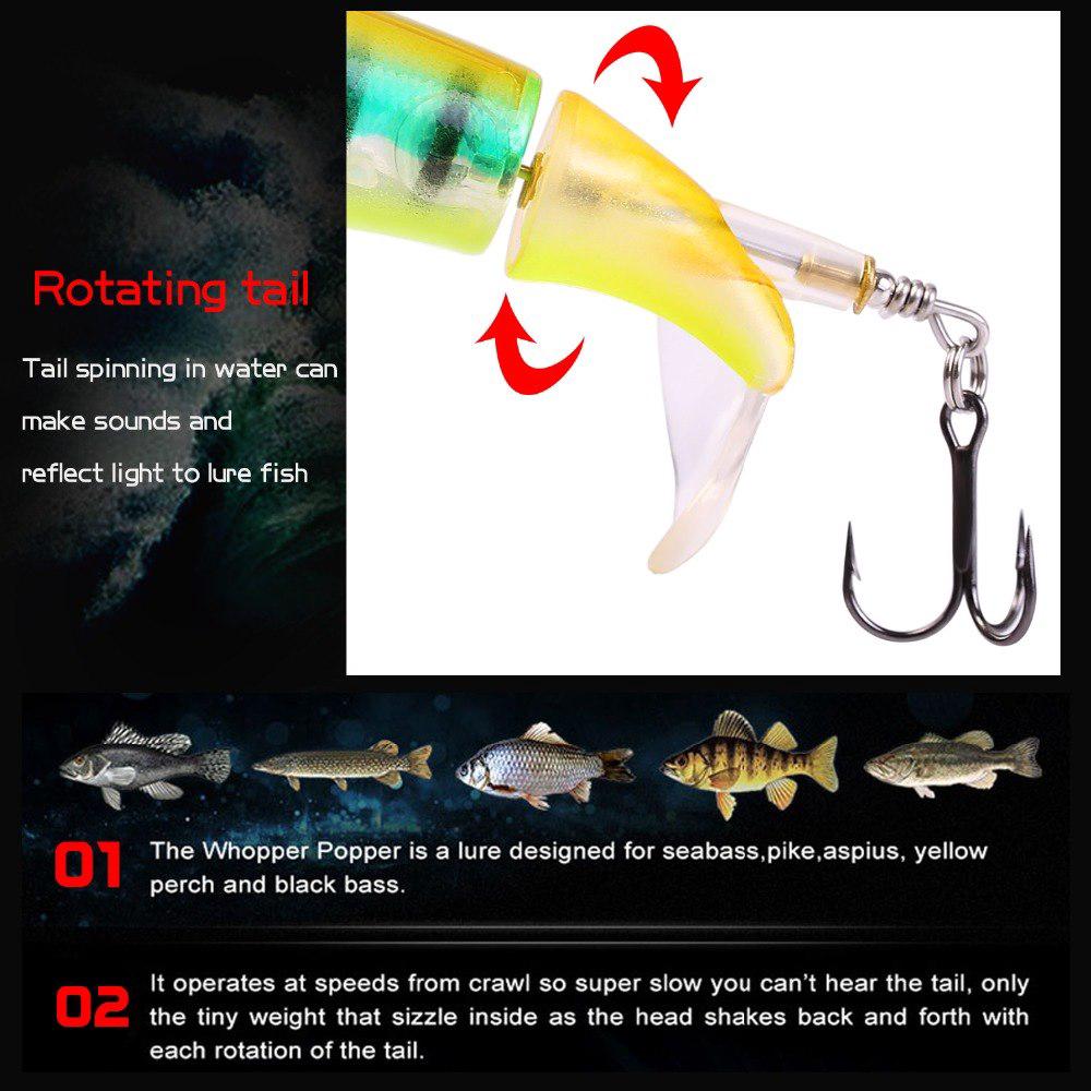 Sougayilang minnow Fishinig przynęta Umpan Ikan Popper Tampak Asli Tampak Asli twarda przynęta likelife