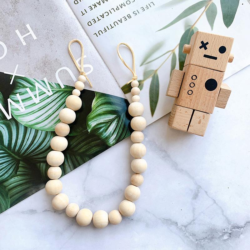 2pcs/set Boho Bead Garlands Curtain Tiebacks Tassel Wood Bead Curtain Rope Holdback Farmhouse Curtain Holders For Drape Decor