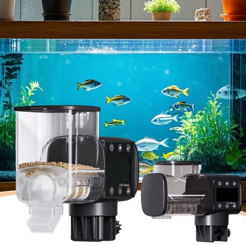 Digitaler Fischfutterspender Zeitschaltuhrgesteuertes Automatisches Fütterungsgerät Für Aquarien Und Fischtanks Fütterungszubehör