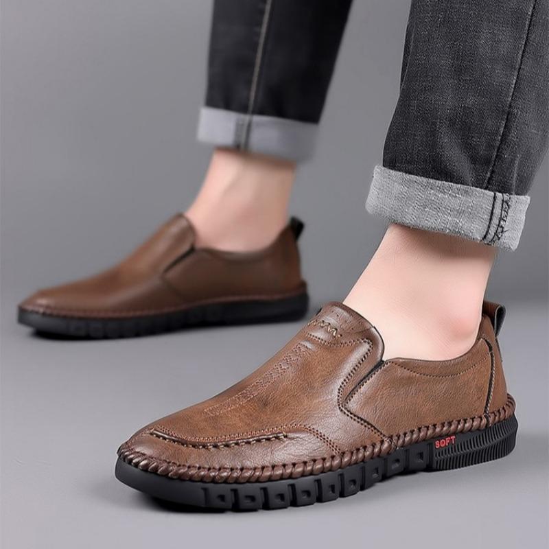 Scarpe da uomo mocassini in pelle marca Spring Business Casual fatti a mano scarpe da uomo outdoor sneakers basse da guida tenis masculino zapatos hombre