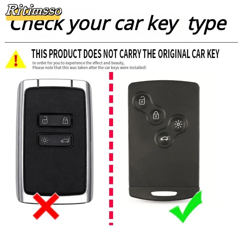 Handmade Leather Car Key Case Cover Shell for Renault Duster Captur Clio Logan Megane Koleos Scenic Nema Fluence Zoe Accessories