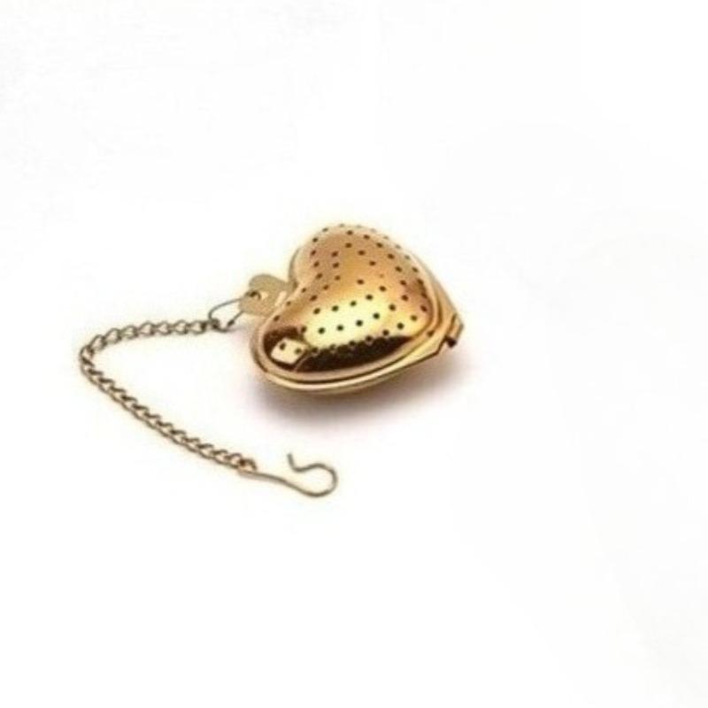Heart Shaped Stainless Steel Tea Infuser Spoon Strainer Steeper Handle