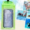 Étui Étanche pour Téléphone PVC Transparent Triple Couche Scellé Sac Sec pour Téléphone pour Rafting Plage Natation