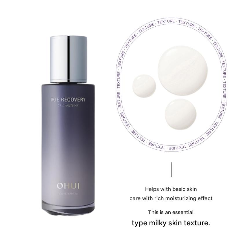 Ohui Age Recovery Special 2pcs Set (Skin Softener 150ml + Emulsion 140ml  + Random Free Gifts)