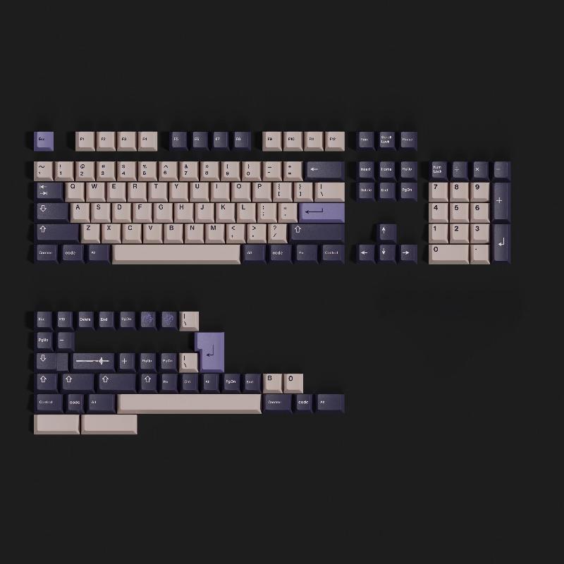 GMK BURN THE WITCH Five Sided Thermal Sublimation Customized Ergonomic Personalized Keyboard Keycaps with 7U and Split Spaces