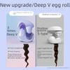Mini Portable Wet/Dry Dual-Use Egg Curling Iron with Negative Ions