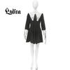 Nun Hallween Lolita Costume Polyester Fabric Party Girl Clothes Props Black