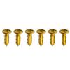 50pcs Guitar Pickguard Screws Accessories for Fender Electric Guitar Bass Strat/Tele