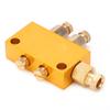 Durable TKType Oil Distributor 6Mm Inlet Brass Material Lubrication System 4Mm Out Divider Valve Industrial Machinery