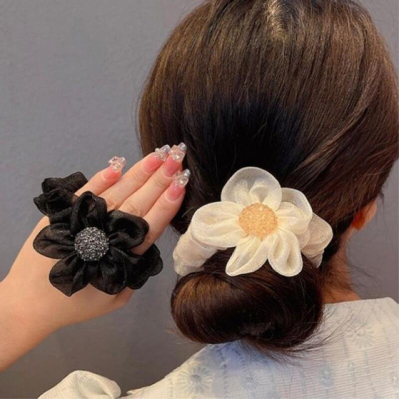 

Bling bling pearl hairband updo pearl black