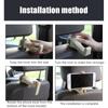 2 In 1 Car Headrest Hook with Phone Holder Seat Back Hanger for Bag Handbag Purse Grocery Cloth Car Phone Holder Car