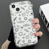 Silver star luxury design Phone case iPhone 15 Pro Max 11 12 13 16 14 Plus Silicone Shockproof Case Lens protector shell