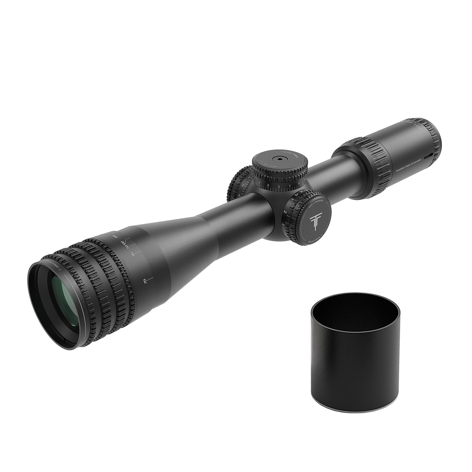

T-EAGLE 4-16x44 AOE Rifle Scope, 2-Color Illumination, 30mm Tube Diameter Variable Magnification Scope, 20mm High Mount Ring Included