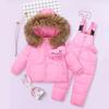 Children's Down Jacket Thickened Warm Suit Ski Suit Suit Jackets