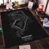 Silverstone Circuit Map Rug - Non-slip Rug Suitable for Living Room and Bedroom Sofas.