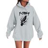 Women's Fashion Casual Long Sleeve Loose  Printed Sweatshirt