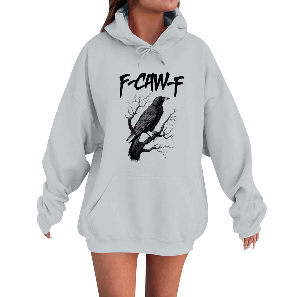 Women's Fashion Casual Long Sleeve Loose  Printed Sweatshirt
