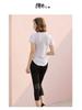 Women's Quick-Dry Yoga Set: Hollow Out Top with Short Sleeves and Tight Pants - 3-Piece Summer Fitness Outfit