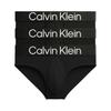 Microfiber 3-pack Hip Briefs Black